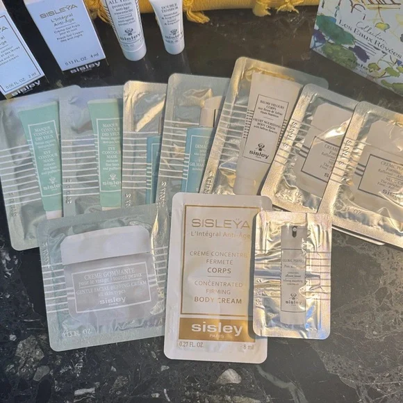 Sisley-Paris Skincare Collection with Mustard Pouch - Picture 2 of 7